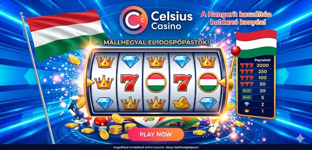 Celsius Casino főoldal – kriptóbarát online szerencsejáték platform